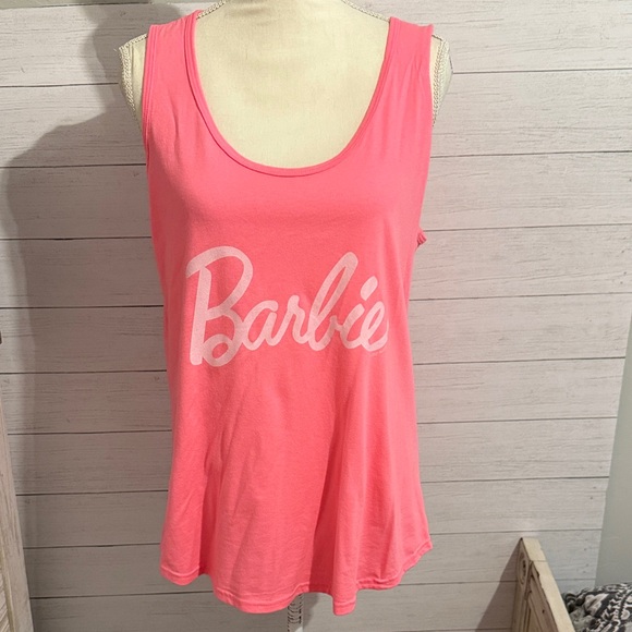 NWT XL Barbie Bright Pink Tank Top - Picture 1 of 4